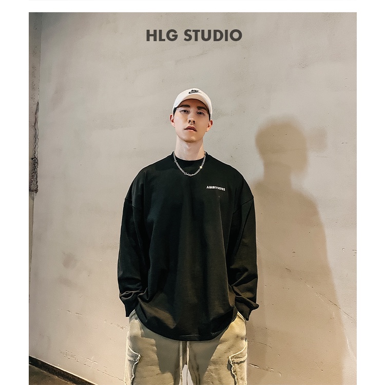 Áo nỉ cổ tròn AMBITION phong cách trẻ trung năng động, thiết kế hàn quốc đường phố