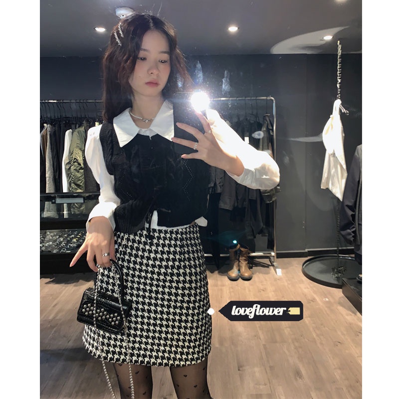 Chân váy ôm họa tiết Giáng Sinh cho nữ