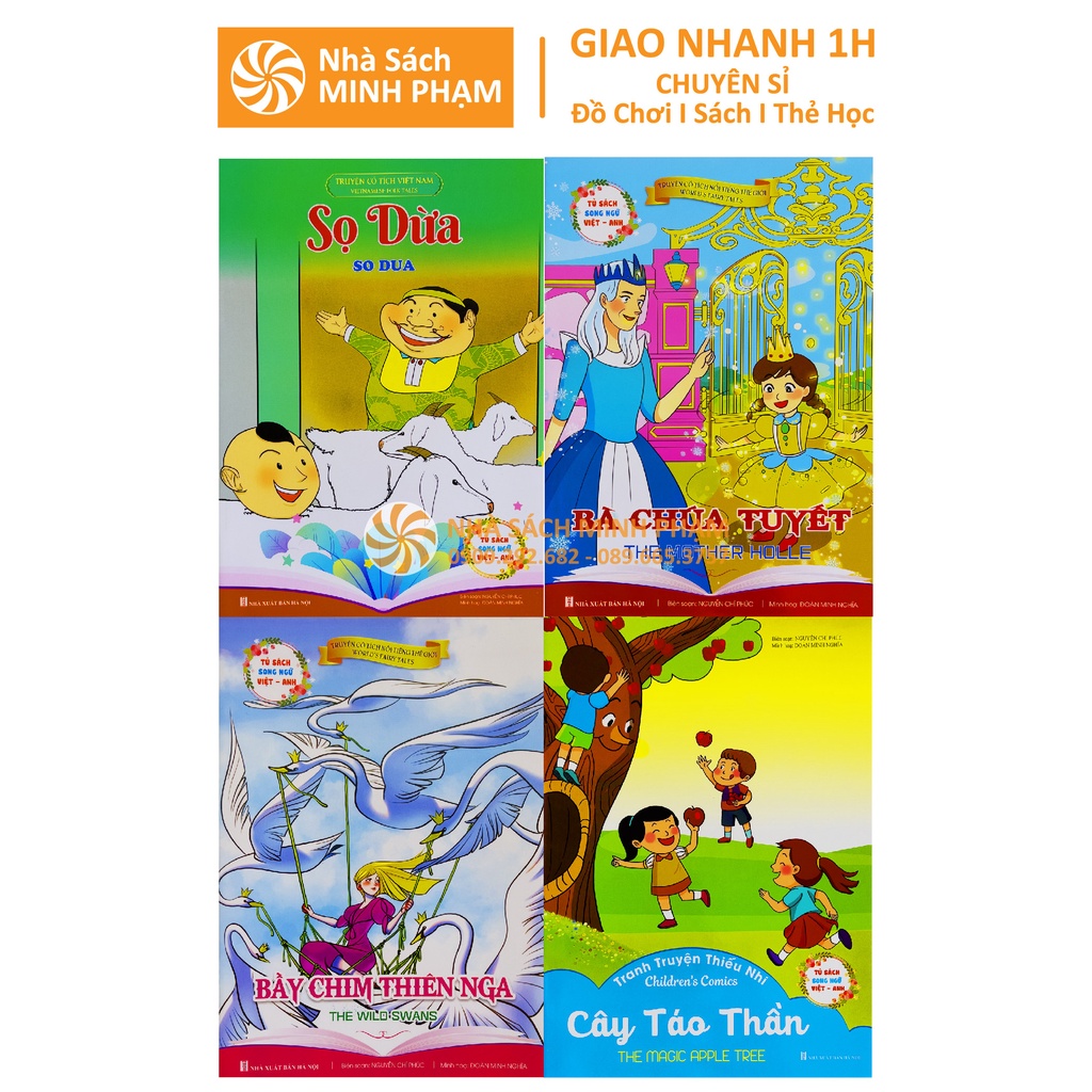 Sách – Combo 20c Truyện Cổ Tích Song Ngữ Việt Anh