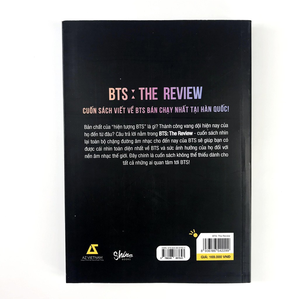 Sách - BTS -The Review (Kèm ảnh, bookmark)