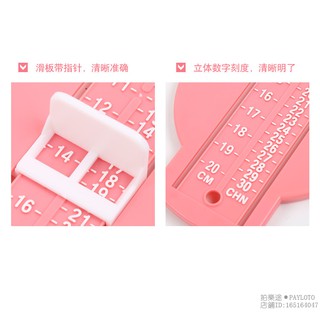 Thước đo kích thước chân cho bé
