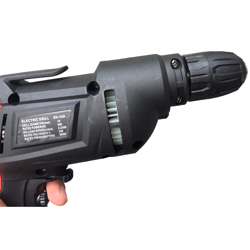Máy khoan điện cầm tay mini GT10A, công suất 620w đầu 10ly hàng chính hãng,  lõi đồng 100%, máy bắn vít, bắn tôn
