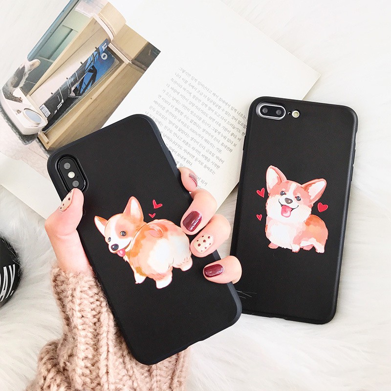 [ IPHONE ] Ốp Lưng Silicon Cún Kute - B008 | BigBuy360 - bigbuy360.vn