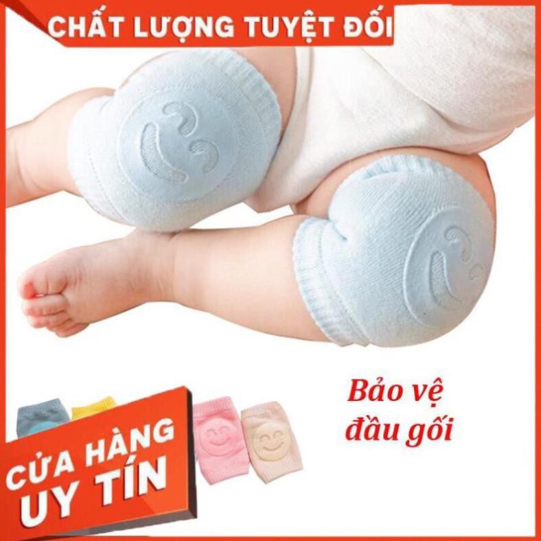 Tất bảo vệ đầu gối tập bò mặt cười