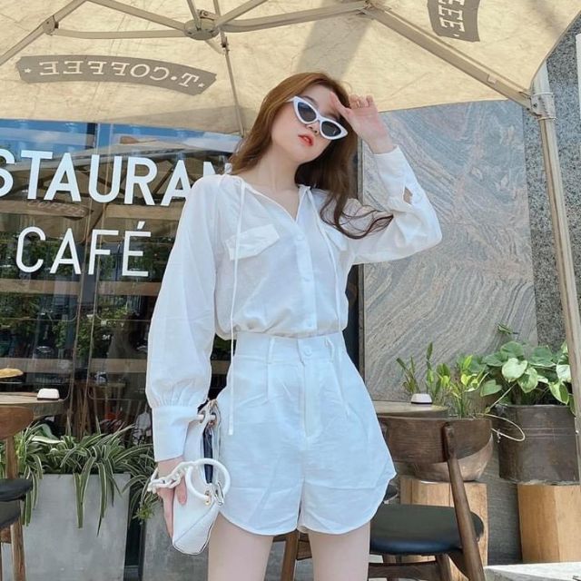 Bộ jum tay dài cổ tròn