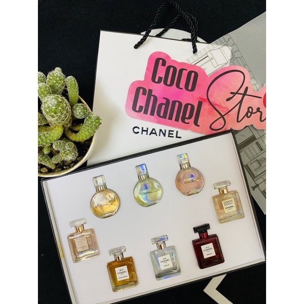 SÉT NƯỚC HOA MINI CHANEL 8C CHAI X 7,5ML FULL HÔIP GIẤY.