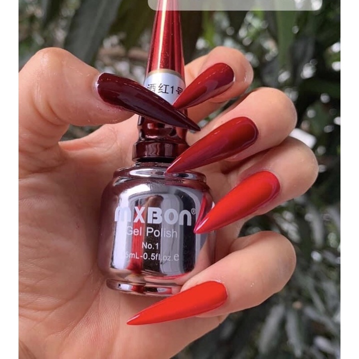Sơn gel Đỏ Mxbon chọn lẻ mầu [tú uyên]