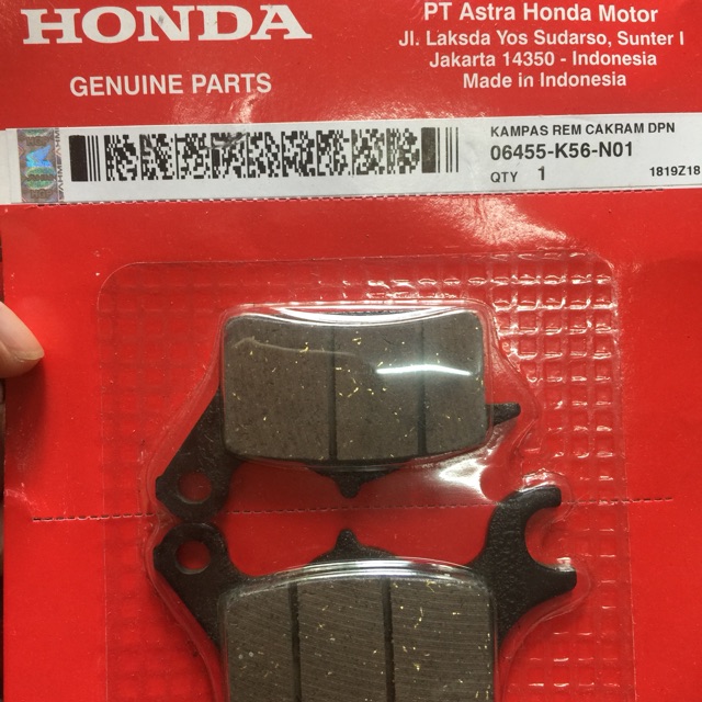 Bố thắng trước Honda Sonic 150R/ Winner 150 NHẬP KHẨU CHÍNH HÃNG INDONESIA