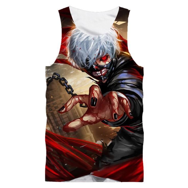 Áo Khoác Hoodie Họa Tiết Phim Tokyo Ghoul 3d Cá Tính Cho Nam Nữ