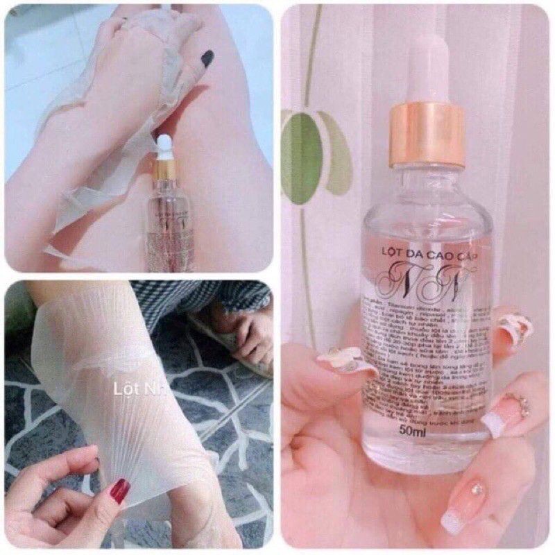 Chai lột trắng da NN Collagen ( lột 2 tay chân) cao cấp ít hôi
