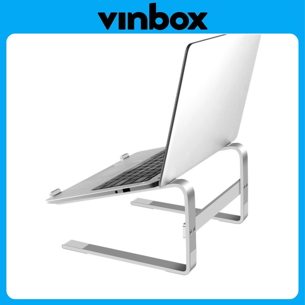 L210 - Giá đỡ nâng cao laptop bằng nhôm, hỗ trợ tản nhiệt mã L210, kiêm kê gọn bàn phím ngoài, mẫu 2 tầng.