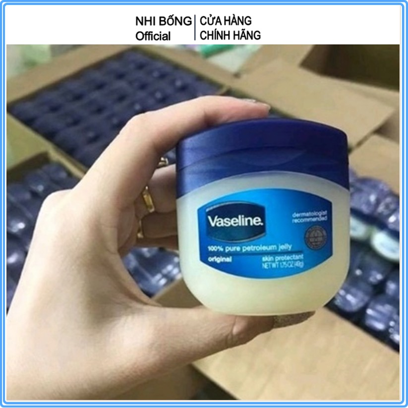 Sáp dưỡng ẩm Vaseline 100% Pure Petroleum Jelly Original Mỹ 49g