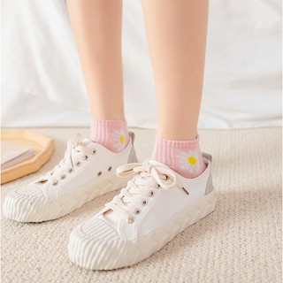 Tất Vớ Nữ Hoa Cúc Cổ Ngắn