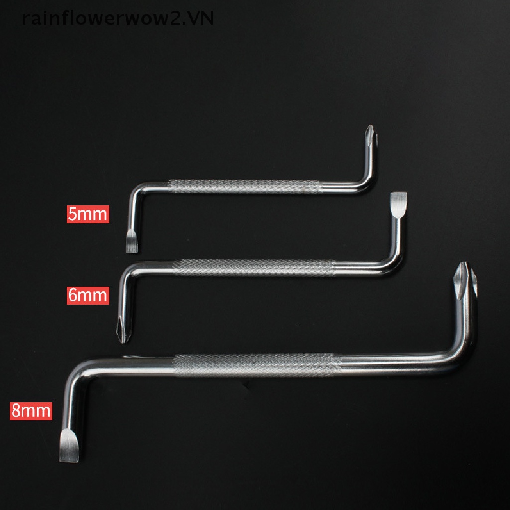 Set 3 tua vít ngắn từ tính loại chữ Z/ chữ L cong 90 độ có rãnh đa năng