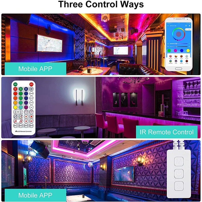 SP511e - Bộ điều khiển đèn led ws2812b ws2811 qua Wifi - App nháy theo nhạc full màu