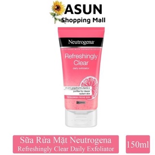 {CHÍNH HÃNG} Sữa Rửa Mặt Ngừa Mụn Neutrogena Refreshingly Clear Daily Exfoliator 150ml