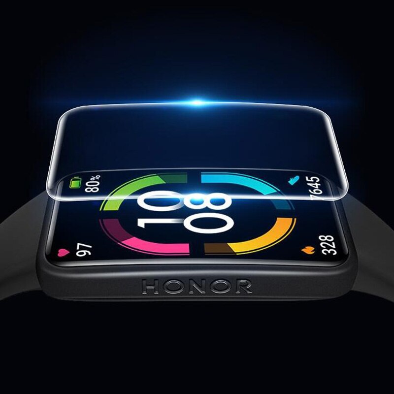 Set 2 miếng dán TPU trong suốt bảo vệ màn hình đồng hồ thông minh Huawei Honor Band 6