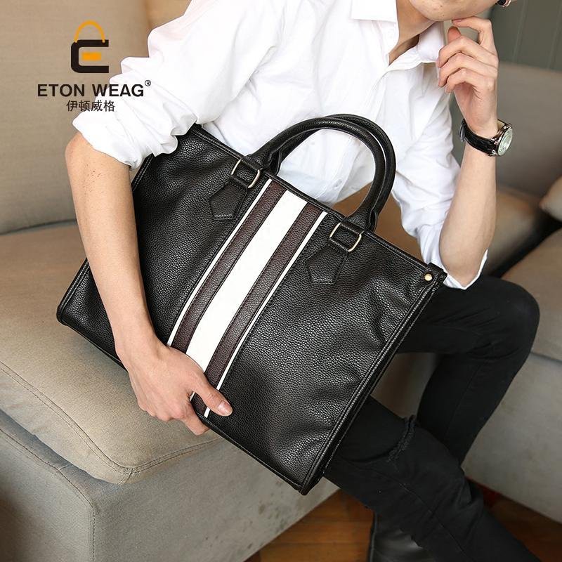 Túi xách da thật có dây đeo chéo dùng trong công sở