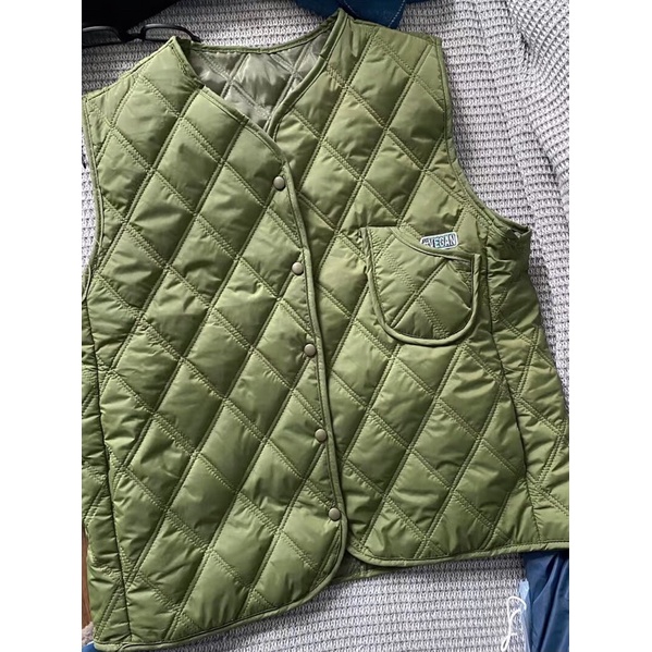 Áo Gile hoạ tiết quả trám, áo khoác không tay A028