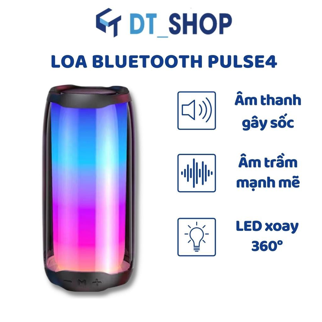 Loa bluetooth Pulse 4 công suất 15W bass căng,loa nghe nhạc bluetooth xách tay, cao cấp, chống nước - DT_SHOP