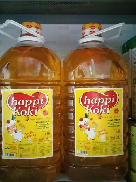 Dầu ăn Happi koki 5 lít