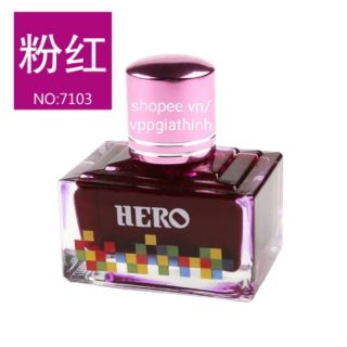 45 lọ Mực Hero Tím Hồng 7103