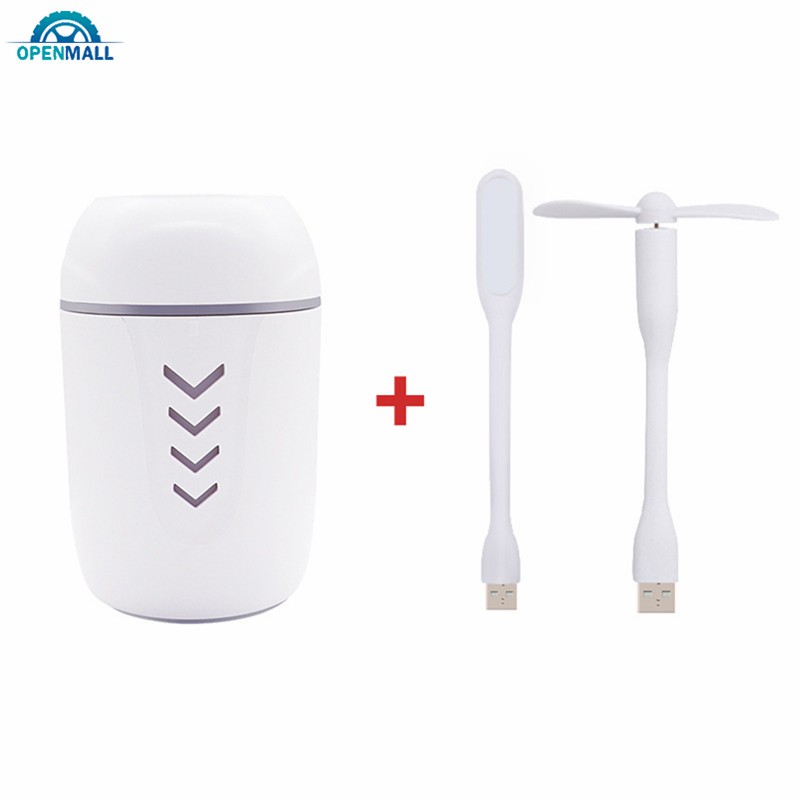 Máy lọc không khí tạo độ ẩm mini cổng cắm USB màu trắng dùng trong nhà
