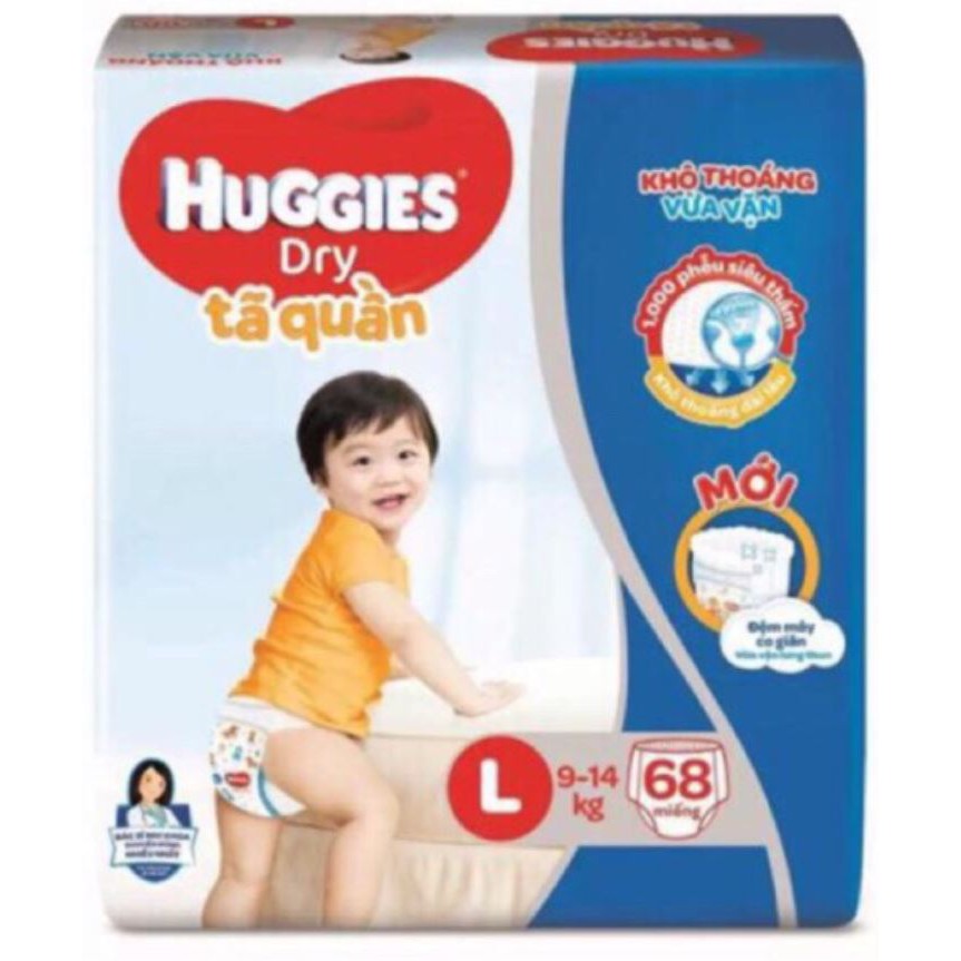 Bỉm quần Huggies L68