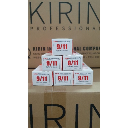 thuốc nhuộm tóc dưỡng chất collagen mềm mượt, bóng tóc + Oxy trợ nhuộm || KIRIN 9/11