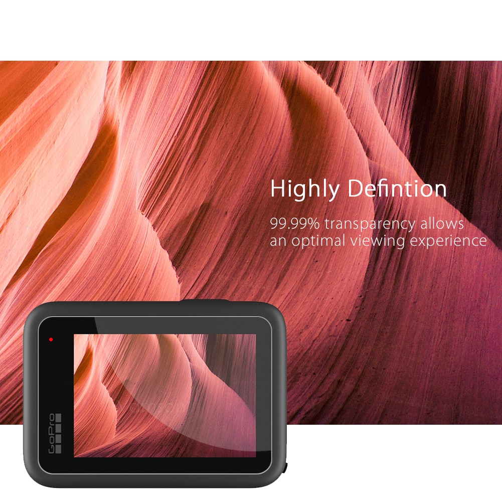 Kính Cường Lực 3 Trong 1 Bảo Vệ Camera Gopro Hero 10