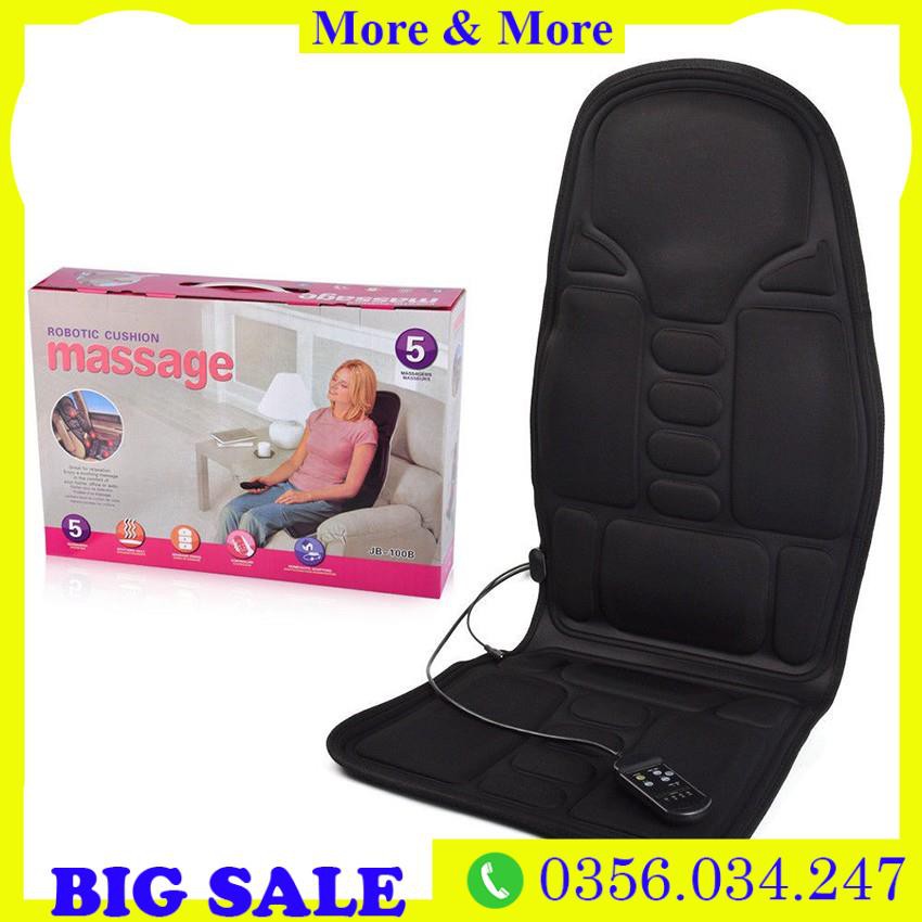 ⭐ Đệm massage toàn thân ⭐ Đệm ghế Robotic Cushion dùng trải trên ghế, ô tô,...cực tiện lợi và thư giãn ⭐ Freeship b