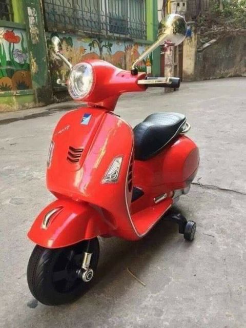 XE MÁY ĐIỆN TRẺ EM VESPA 2019.