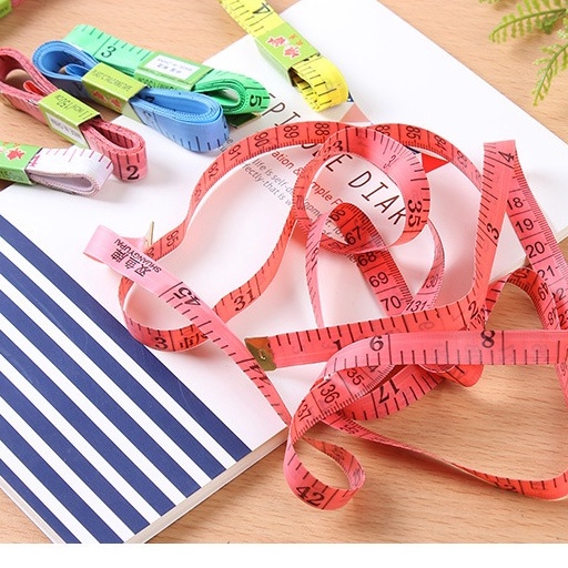 Thước dây, thước đo vòng eo vòng ngực, đo cơ thể 1.5m tiện dụng tặng kèm đơn hàng