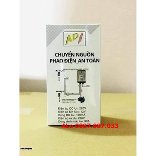 Rơ le an toàn cho phao điện (chuyền nguồn phao thành 12V an toàn)