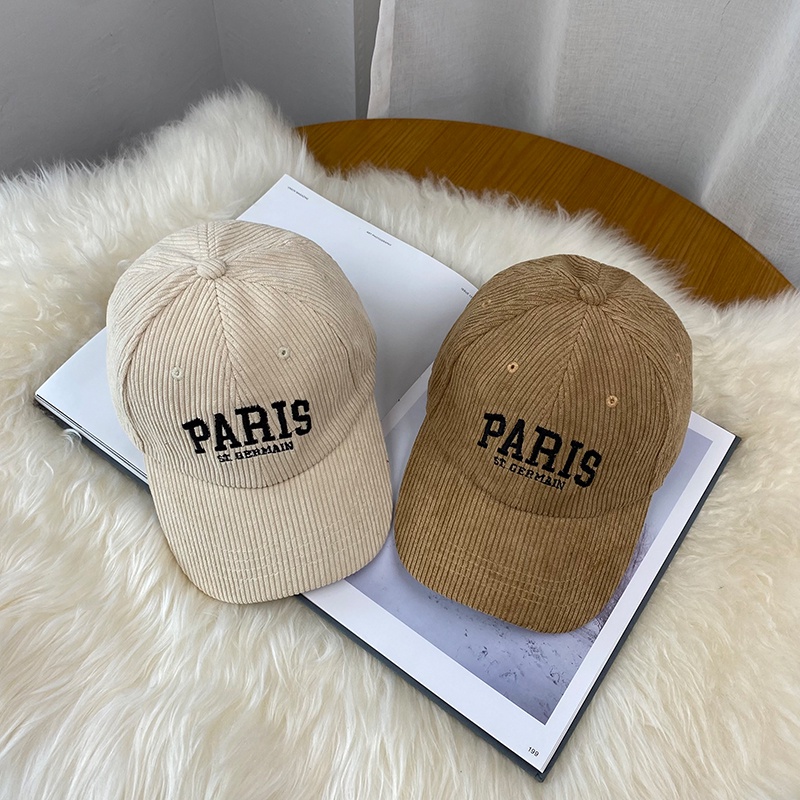 Mũ Lưỡi Trai Vải Nhung Mềm Mại Thời Trang Cho Cặp Đôi