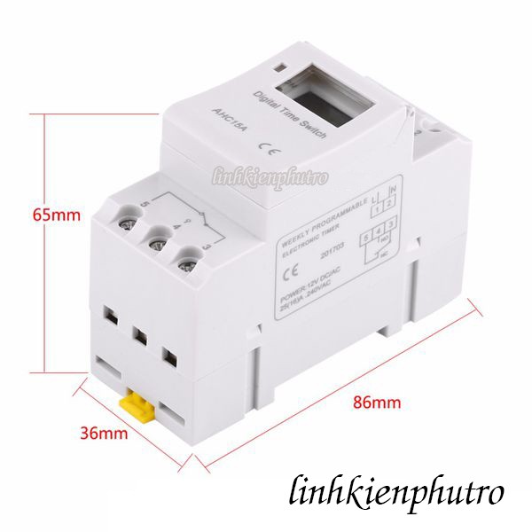 Bộ Hẹn Giờ Điện Tử THC15A - 12V