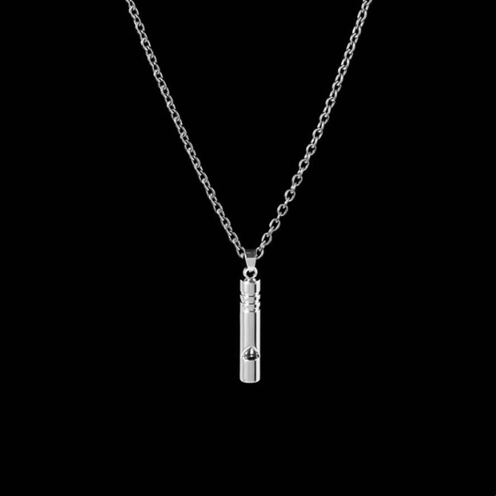 Vòng Cổ Thép Titan Mặt Hình Còi Thổi Phong Cách Hip Hop Thời Trang Cho Nam Nữ