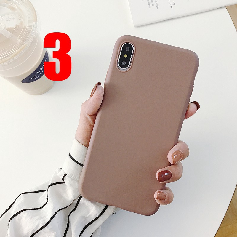 Ốp điện thoại TPU mềm màu sắc macaron cho OPPO A15 A15S A71 A71K A77 F3 A83 A92 A93 Realme C3 C17 5 C11 2021 C20 Narzo 30A