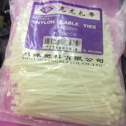 Dây thít 3x 100mm 1000pcs ( nylon cable)