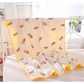 Chăn cotton cao cấp đắp văn phòng