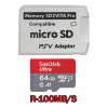 Áo thẻ PSV + thẻ nhớ 64GB sandisk ultra