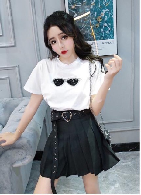 Chân váy ulzzang đủ mẫu đủ size Chất kaki dày dặn