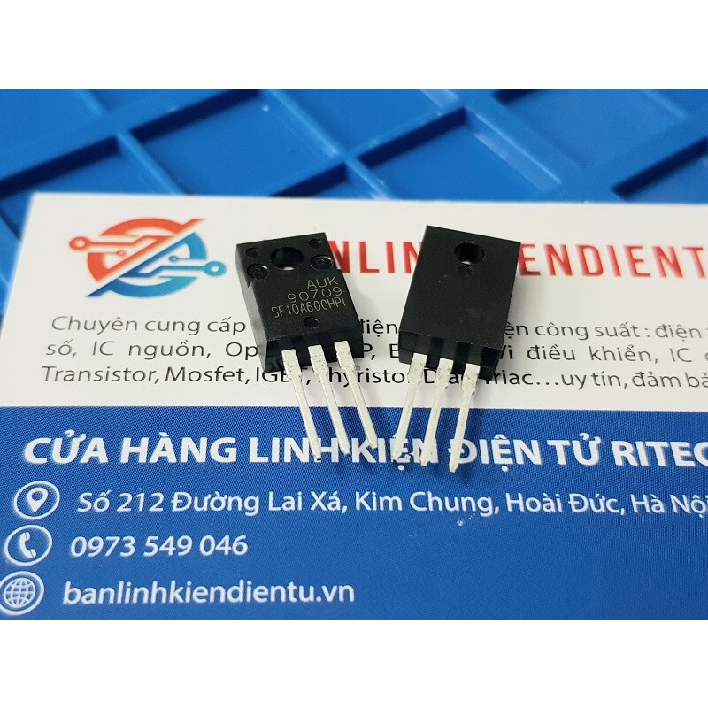 [ Combo 5 chiếc ] SF10A600 SF10A600HPI (5x) 600V, 10A TO-220F