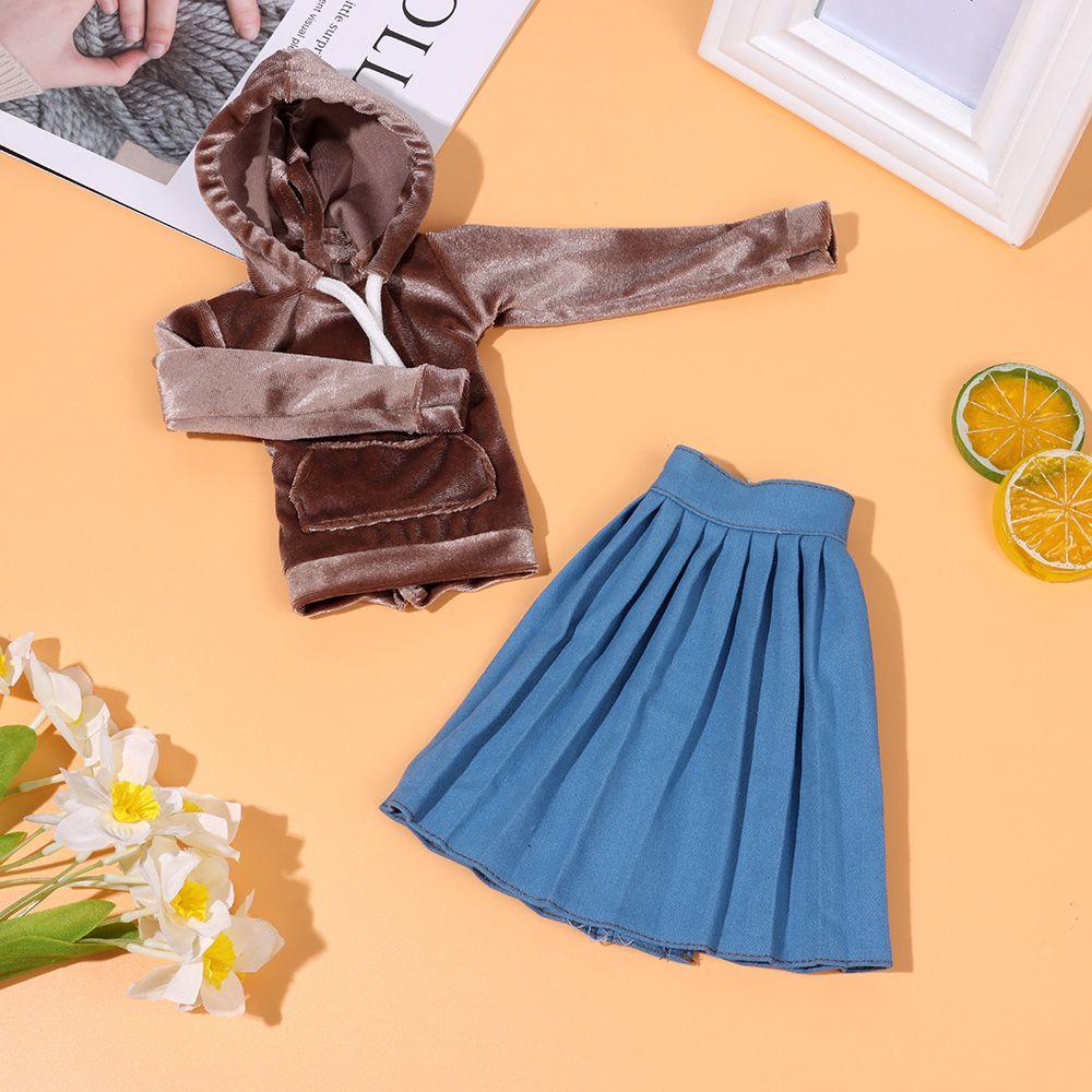 SUSANS 1 Bộ Quần Áo Nỉ Cho Búp Bê 1 / 6