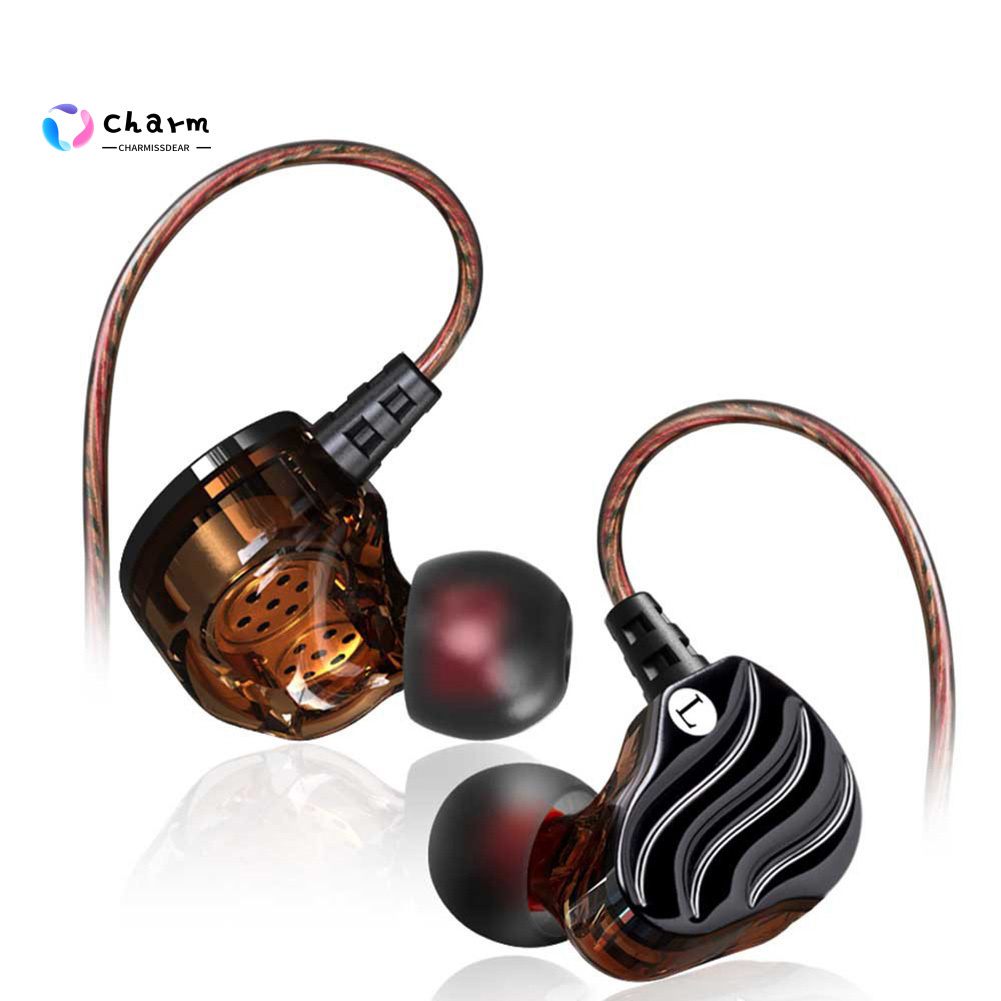 [CM] Availble QKZ KD4 Wired In-Ear Bass HiFi Dual Units Earphones Running Sports Headphone