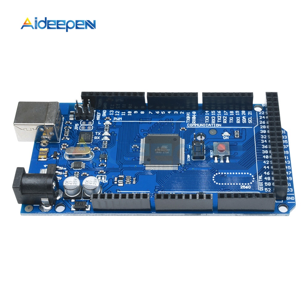 Bảng Mạch Điều Khiển Mega2560 R3 Atmega2560-16Au Atmega16U2 5v 16mhz Cho Arduino