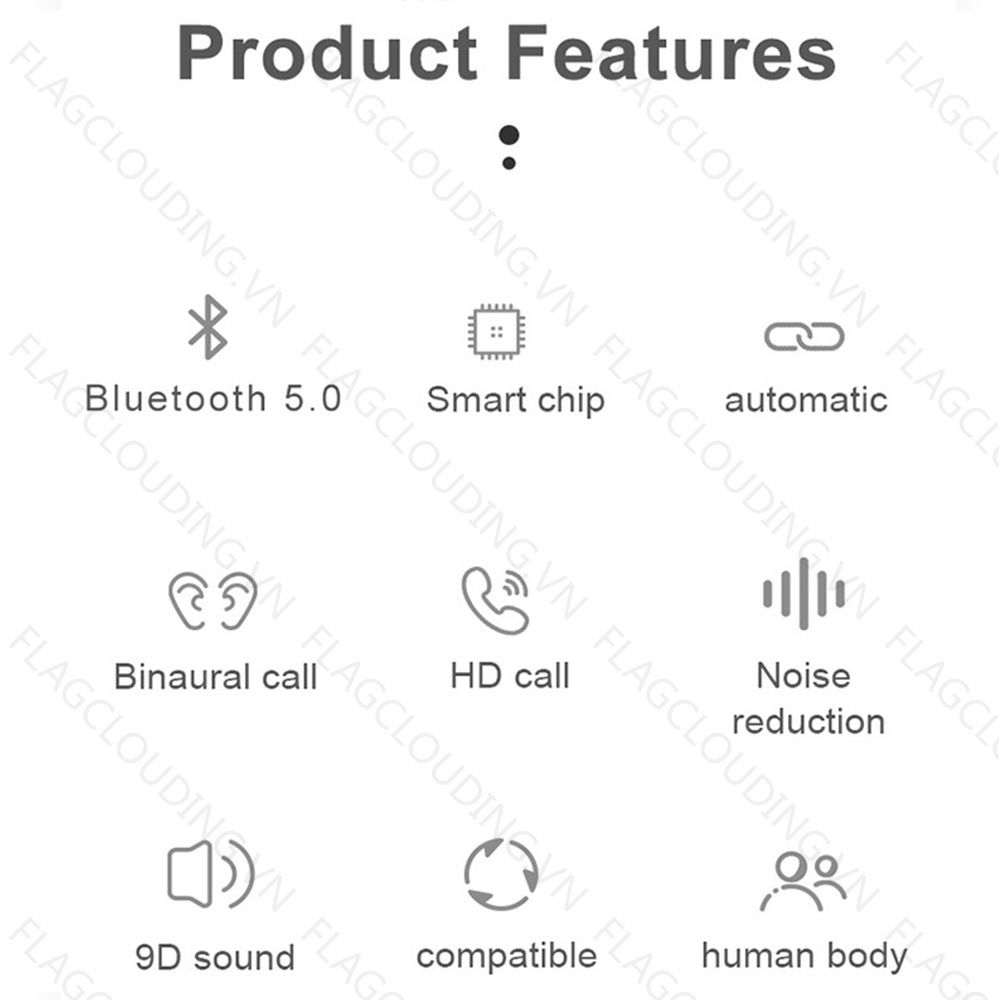 Tai Nghe Bluetooth Không Dây L21 5.0 Tws Cho Huawei Xiaomi Iphone Samsung