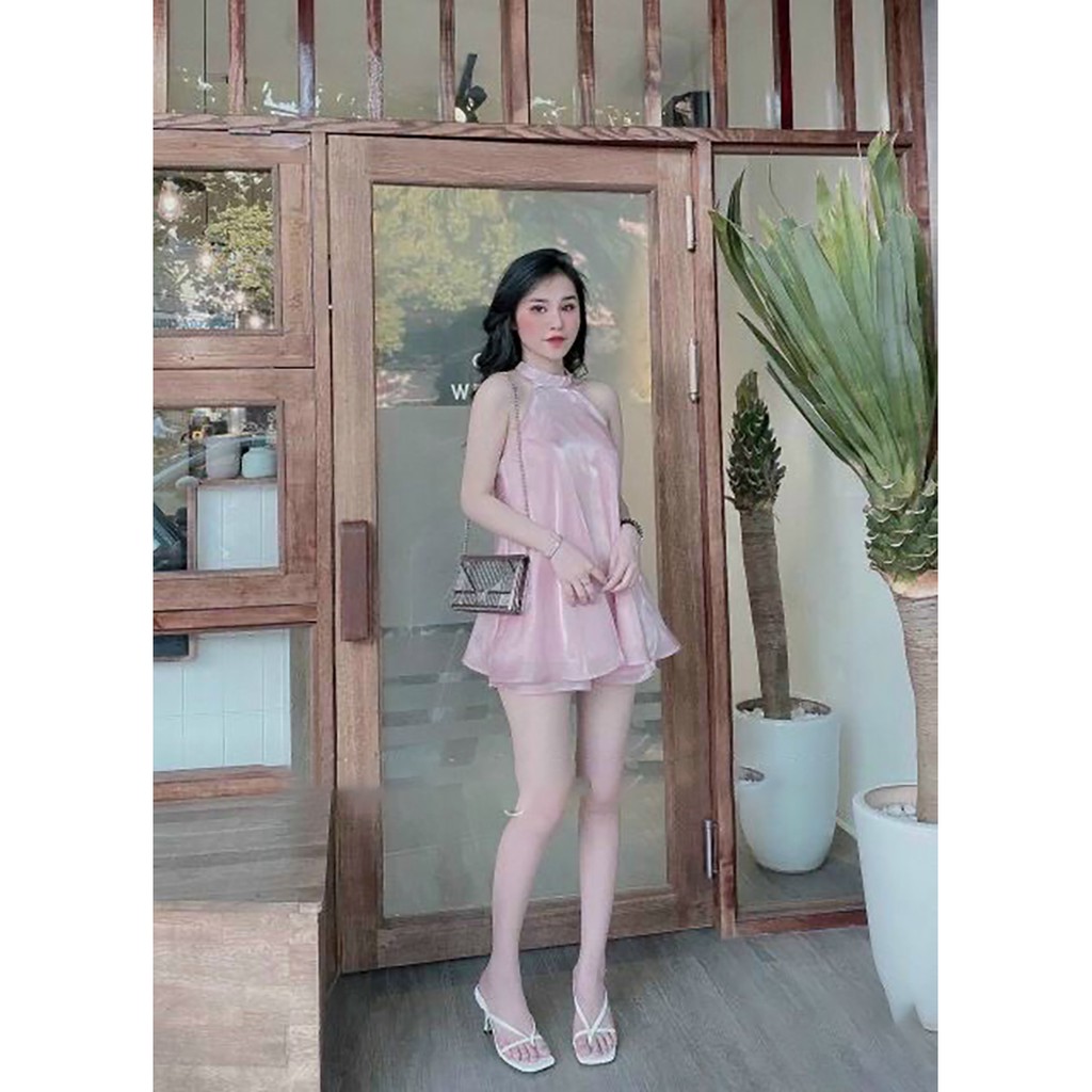 Set Áo Cổ Yếm Bóng - Thời trang Dressery Store