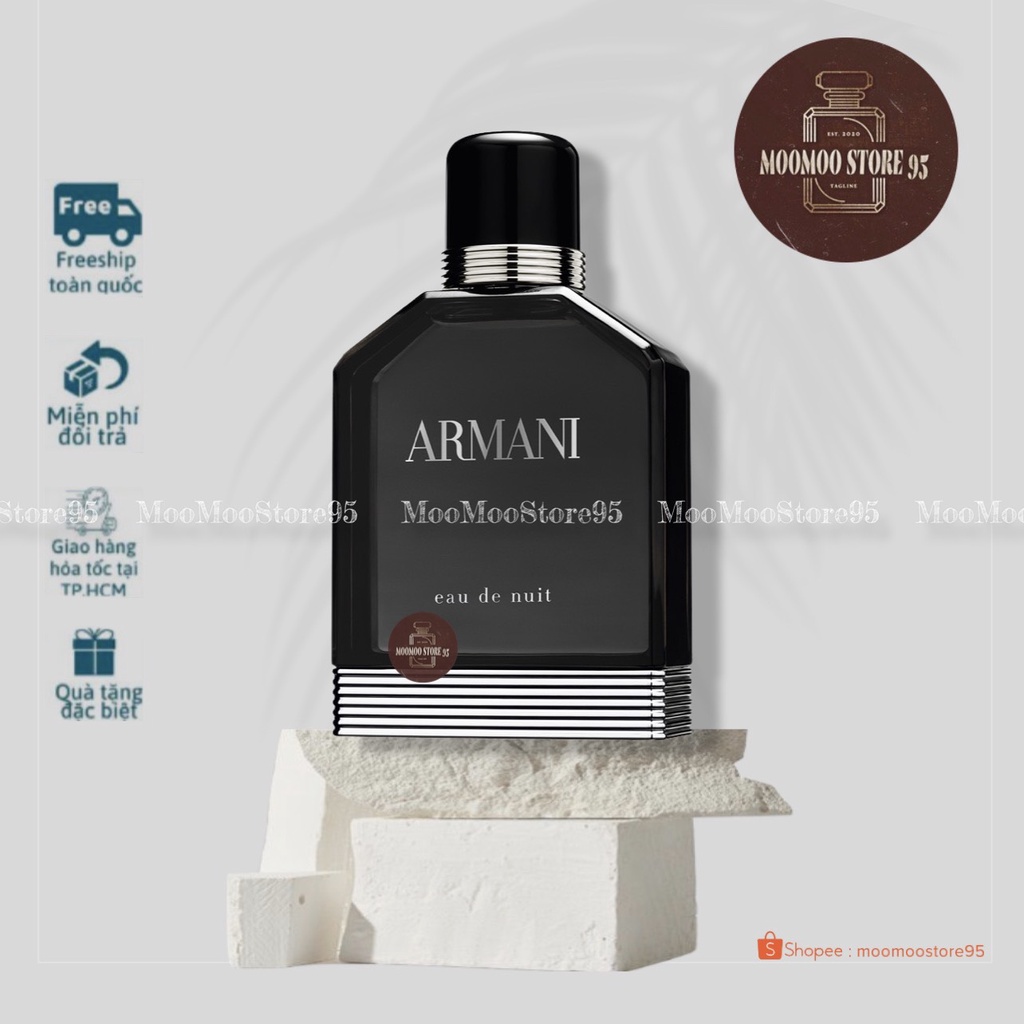 -𝐌𝐨𝐨𝐌𝐨𝐨- Armani Eau De Nuit | Nước hoa Nam | Mạnh mẽ và nam tính