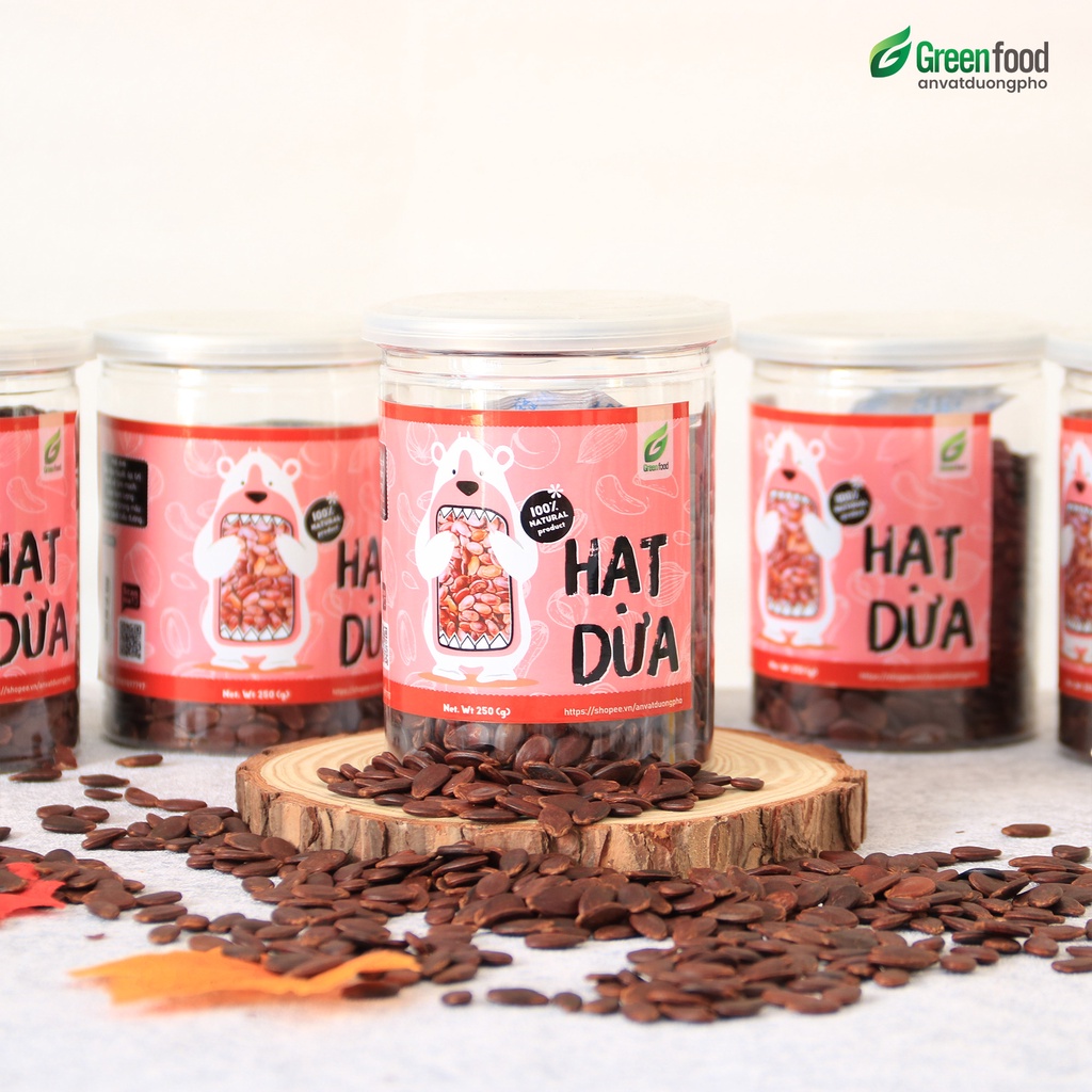 Hạt dưa vị mộc rang tay Green Food 100% tự nhiên không phẩm màu